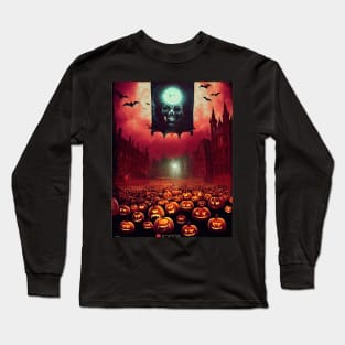 Halloween town death pumpkins Long Sleeve T-Shirt